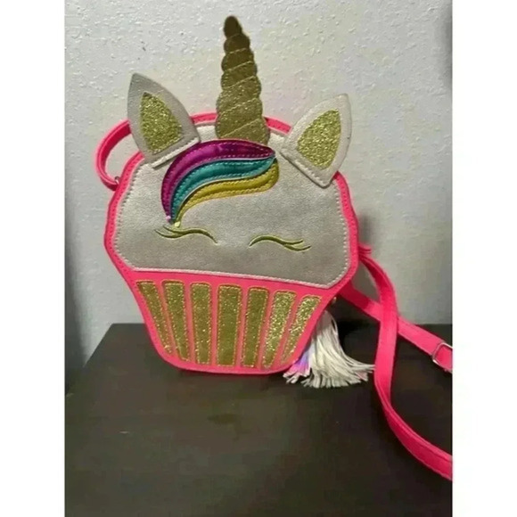 Unicorn Cupcake Baby Pink‎ Crossbody Bag - Picture 2 of 5
